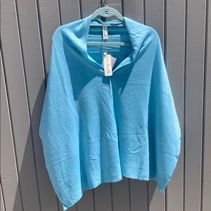 Light blue NWT button wrap
